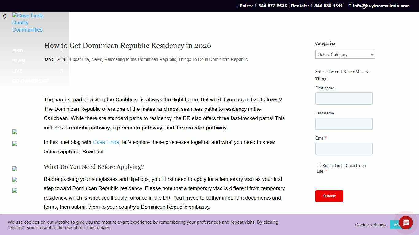 How to Get Dominican Republic Residency in 2026 - Casa Linda Quality Communities